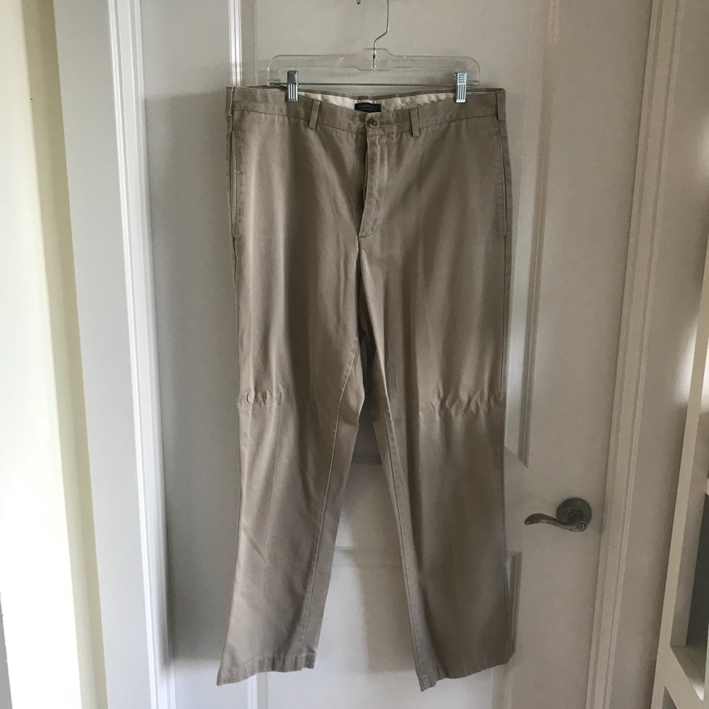 Men’s lands end khakis 38
